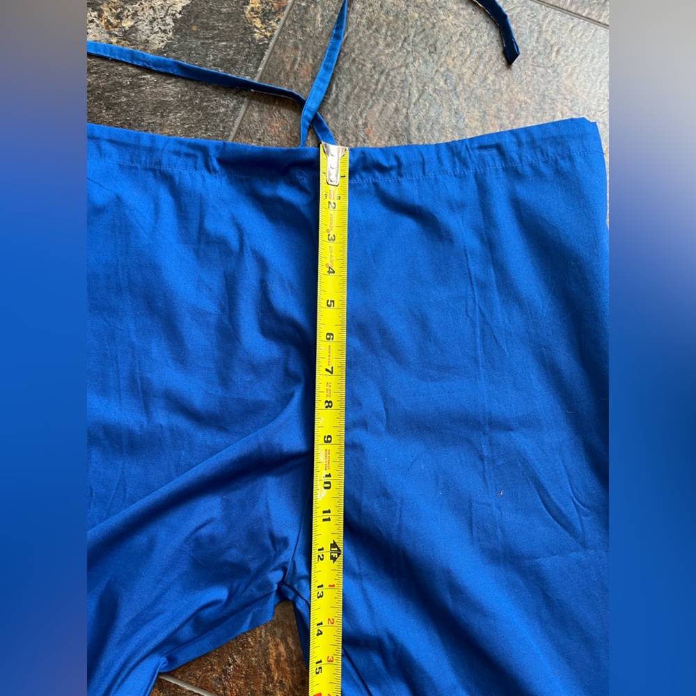 New Harriton blue adult scrub lab medical pants with drawstring waist.Size small - Picture 8 of 9